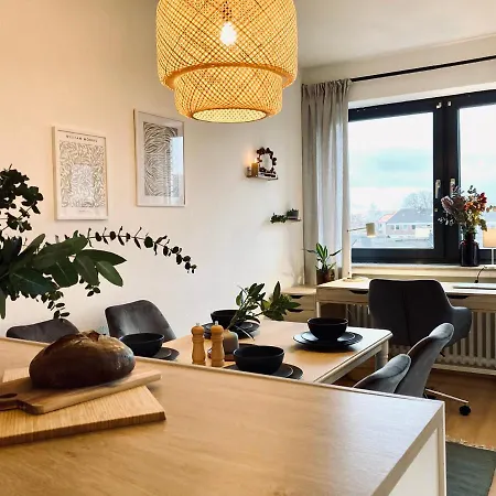 شقة Modernes Apartment Mit Balkon & Highspeed-Wlan مونستر